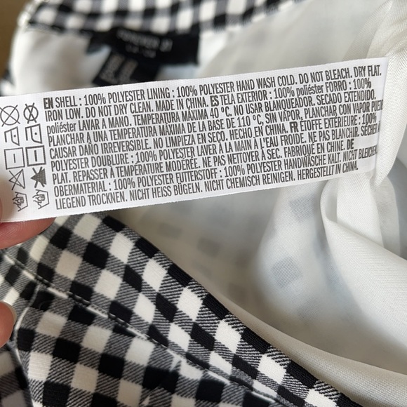 Forever 21 Black & White Checked Mini Skirt - Picture 8 of 8